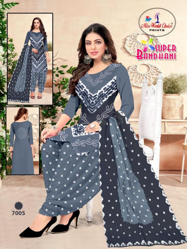 Miss World Super Bandhani Vol-07 – Dress Material